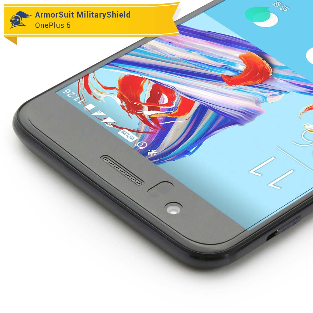 [2 Pack] OnePlus 5 Case-Friendly Screen Protector
