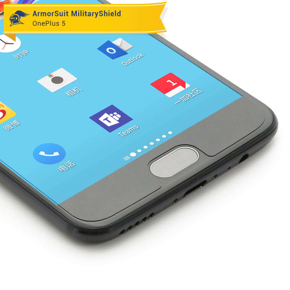 [2 Pack] OnePlus 5 Case-Friendly Screen Protector