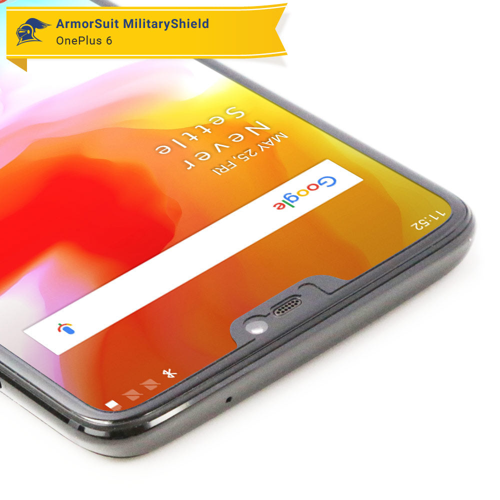 [2 Pack] OnePlus 6 Case-Friendly Screen Protector