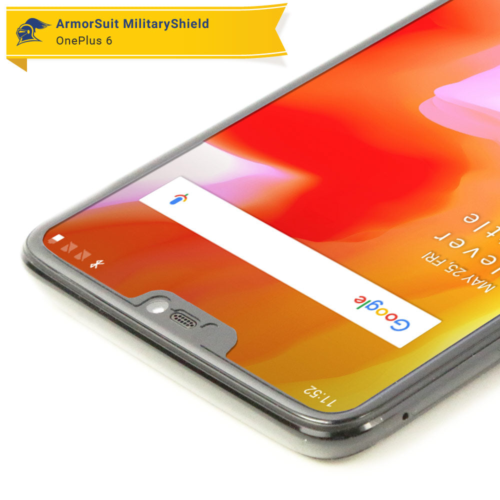 [2 Pack] OnePlus 6 Case-Friendly Screen Protector