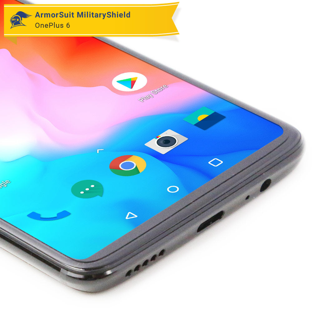 [2 Pack] OnePlus 6 Case-Friendly Screen Protector