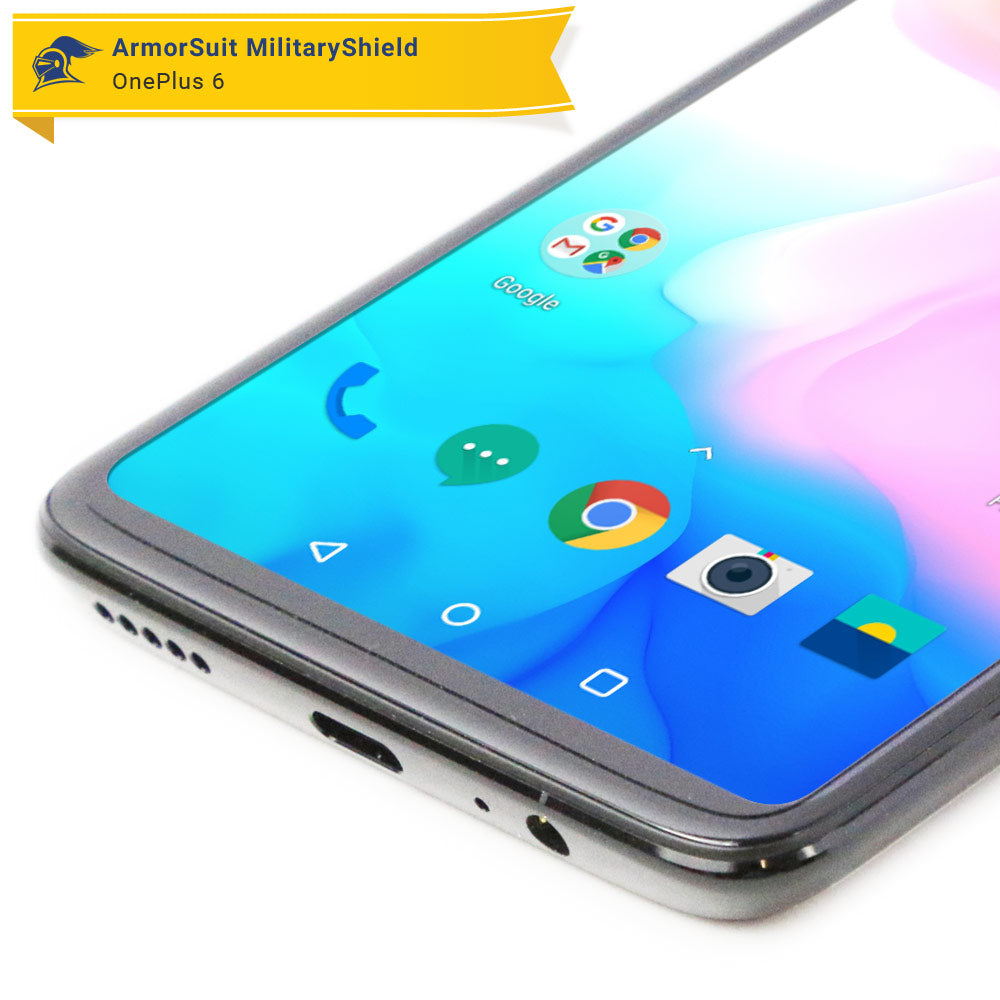 [2 Pack] OnePlus 6 Case-Friendly Screen Protector