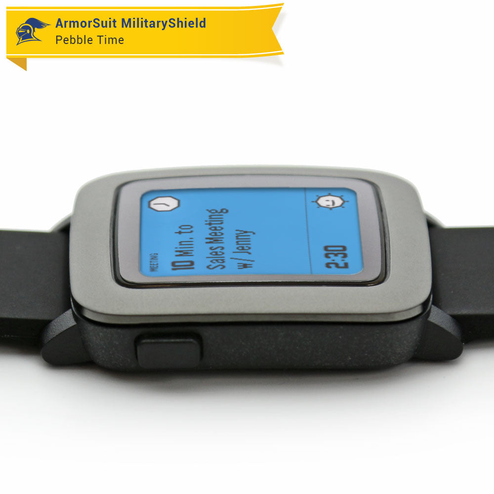 [2-Pack] Pebble Time Anti-Glare (Matte) Screen Protector