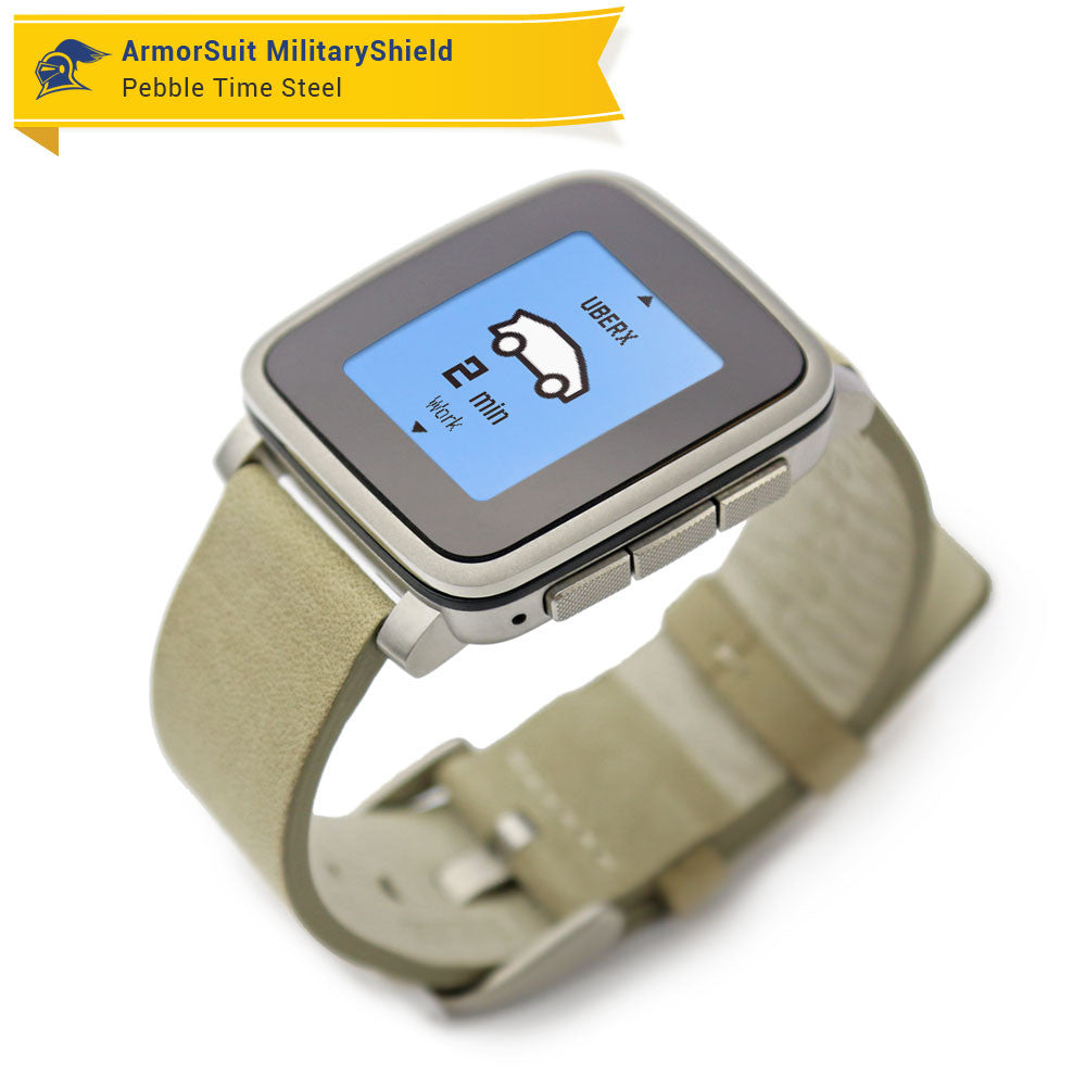 Pebble Time Steel Screen Protector [2-Pack]