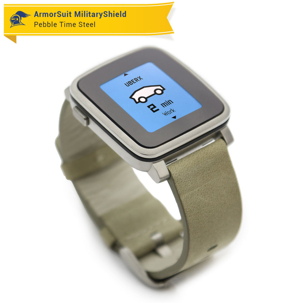 Pebble Time Steel Screen Protector [2-Pack]