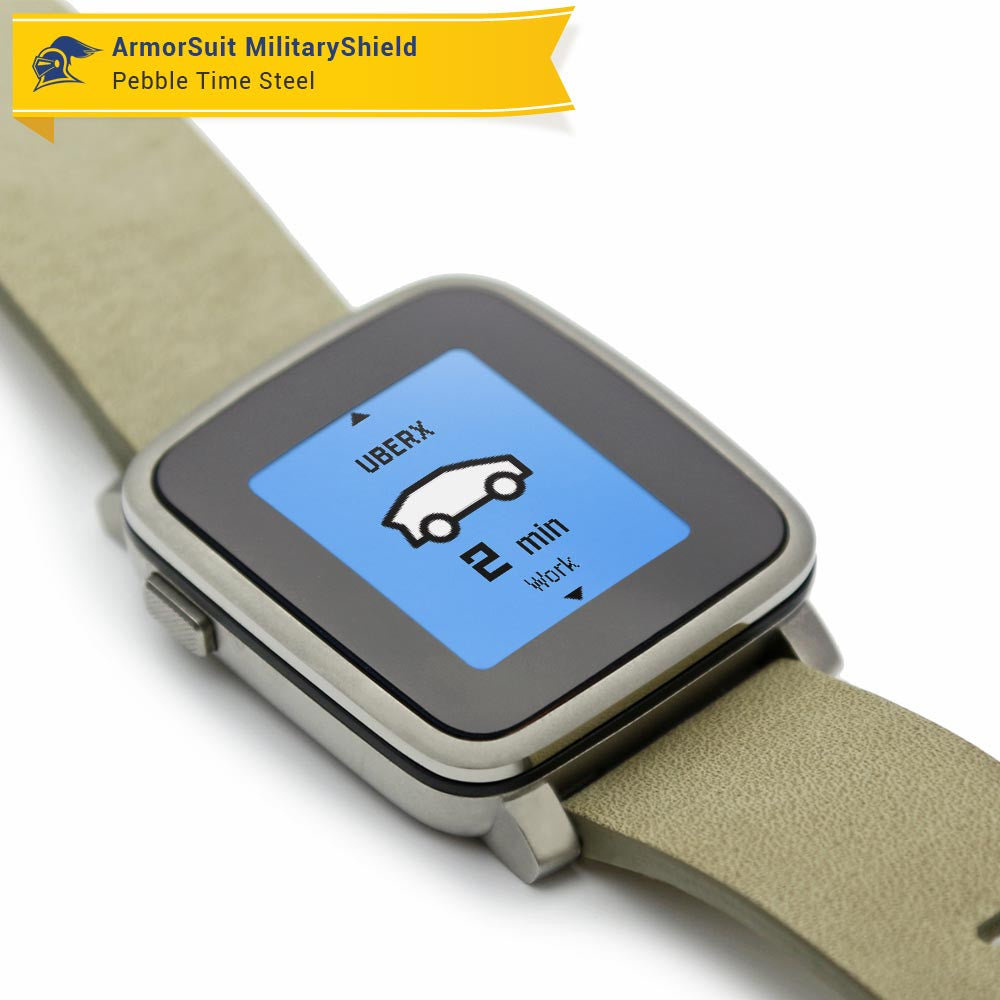 Pebble Time Steel Screen Protector [2-Pack]