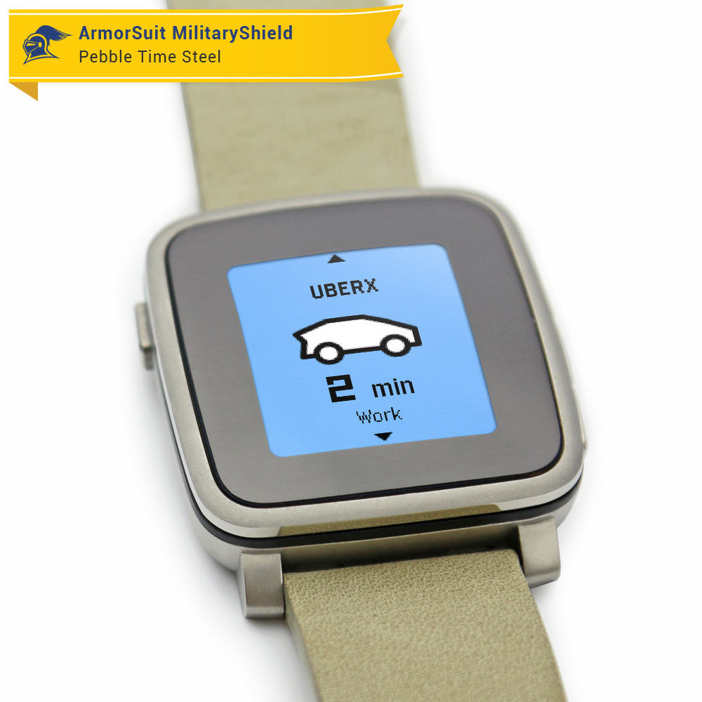 Pebble Time Steel Screen Protector [2-Pack]