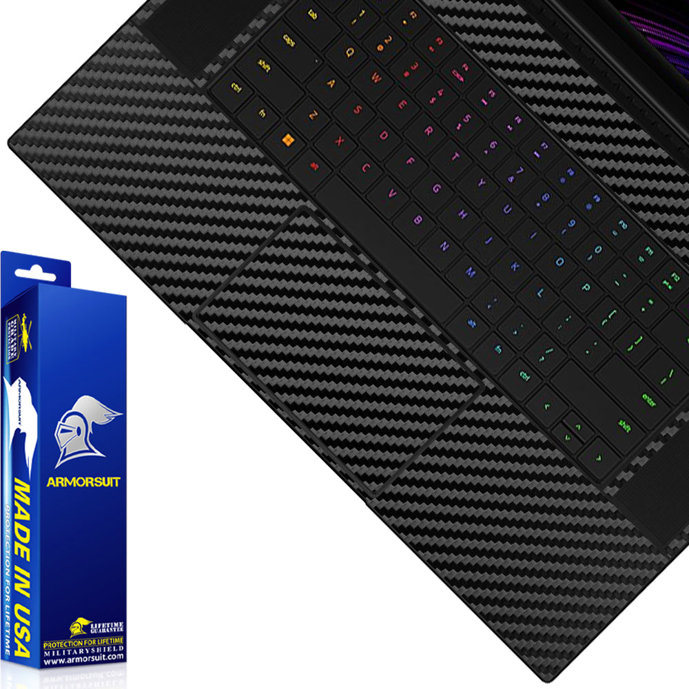 Miltat Razer Decorative Laptop Cover Carbon Fiber Skin For Razer Blade 16 (2023 ...