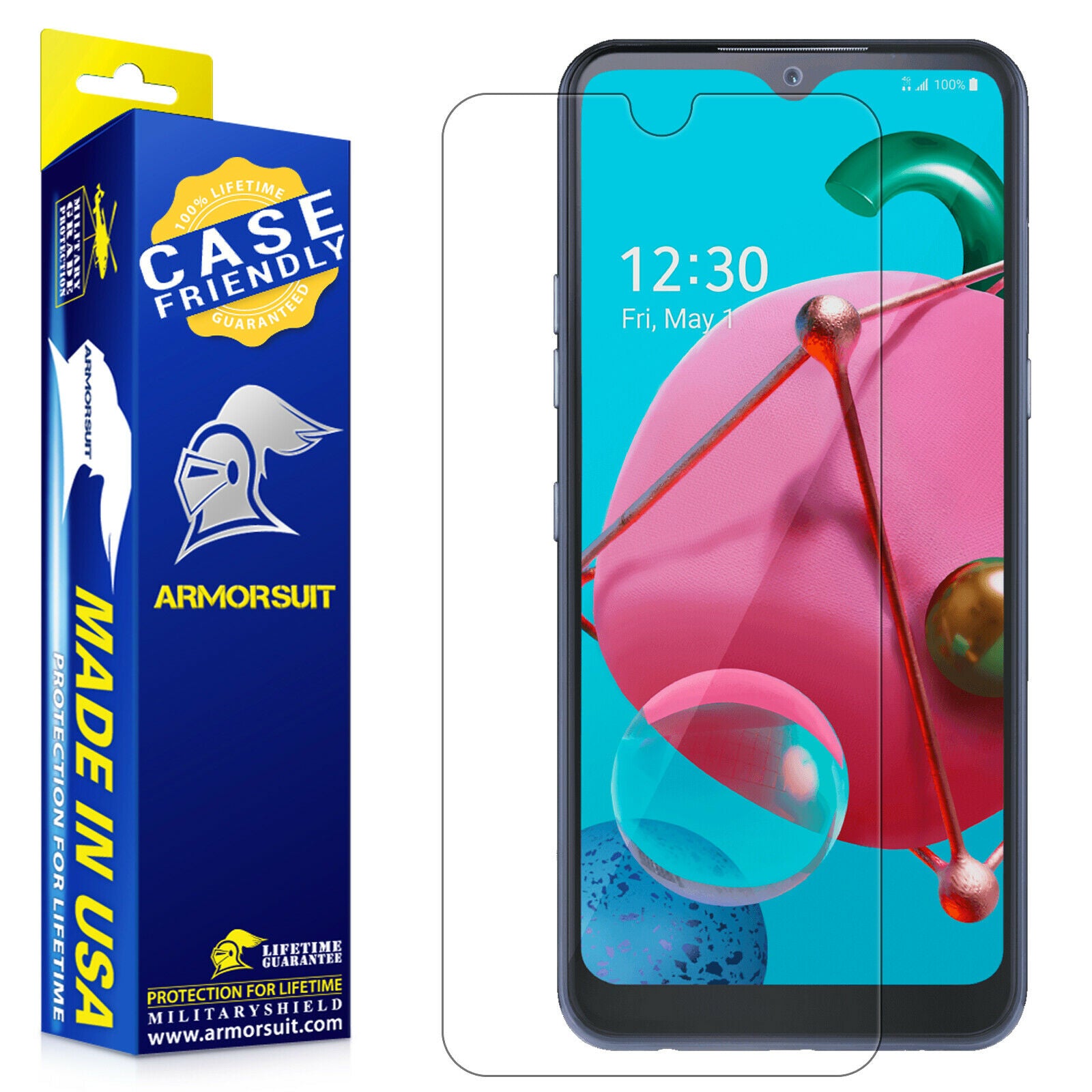 [2 Pack] LG K51 Screen Protector - Case-Friendly Matte