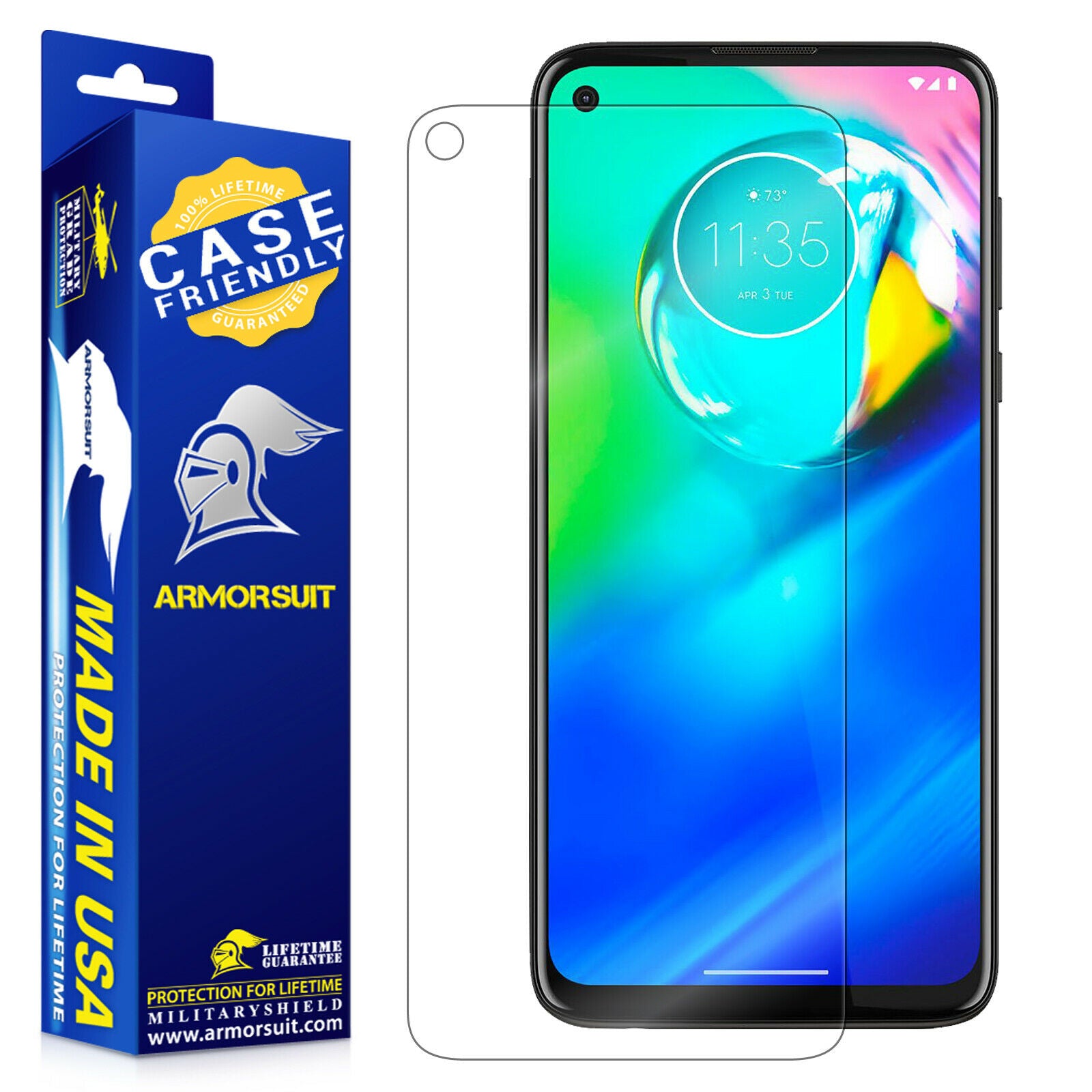 Pack] Motorola G Power Screen Protector Case-Friendly