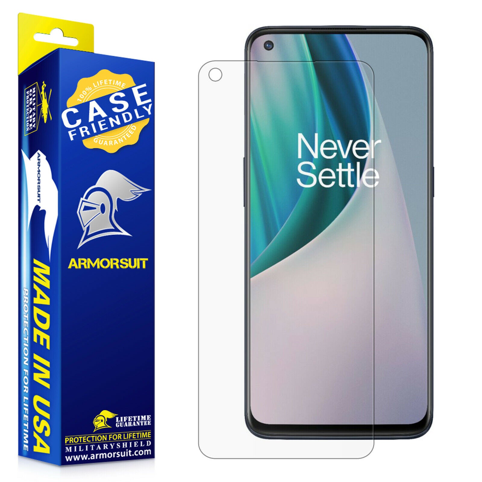 [2 Pack] OnePlus Nord N10 5G Screen Protector - Case-Friendly Matte