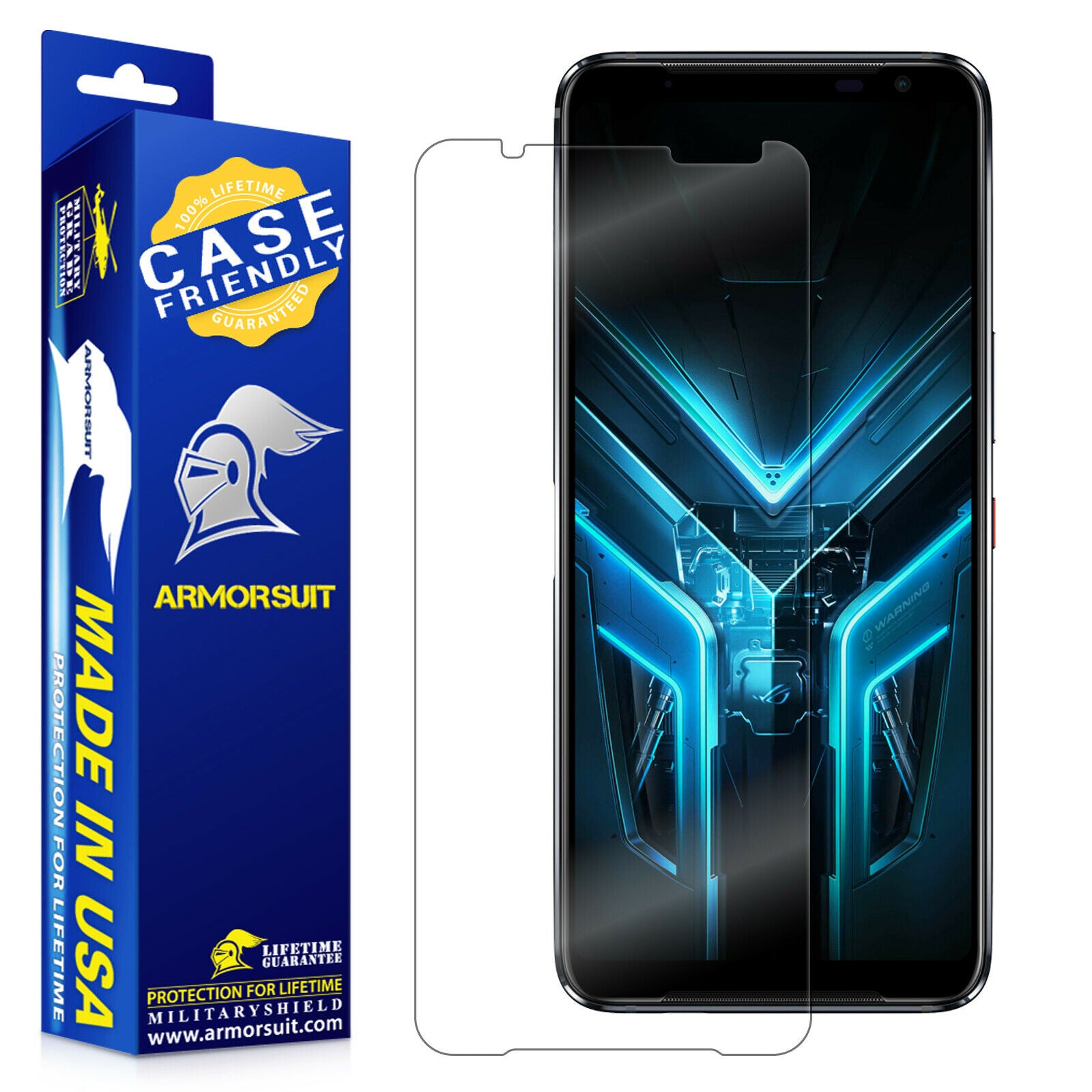 [2 Pack] Asus ROG-3 Phone Screen Protector - Case-Friendly
