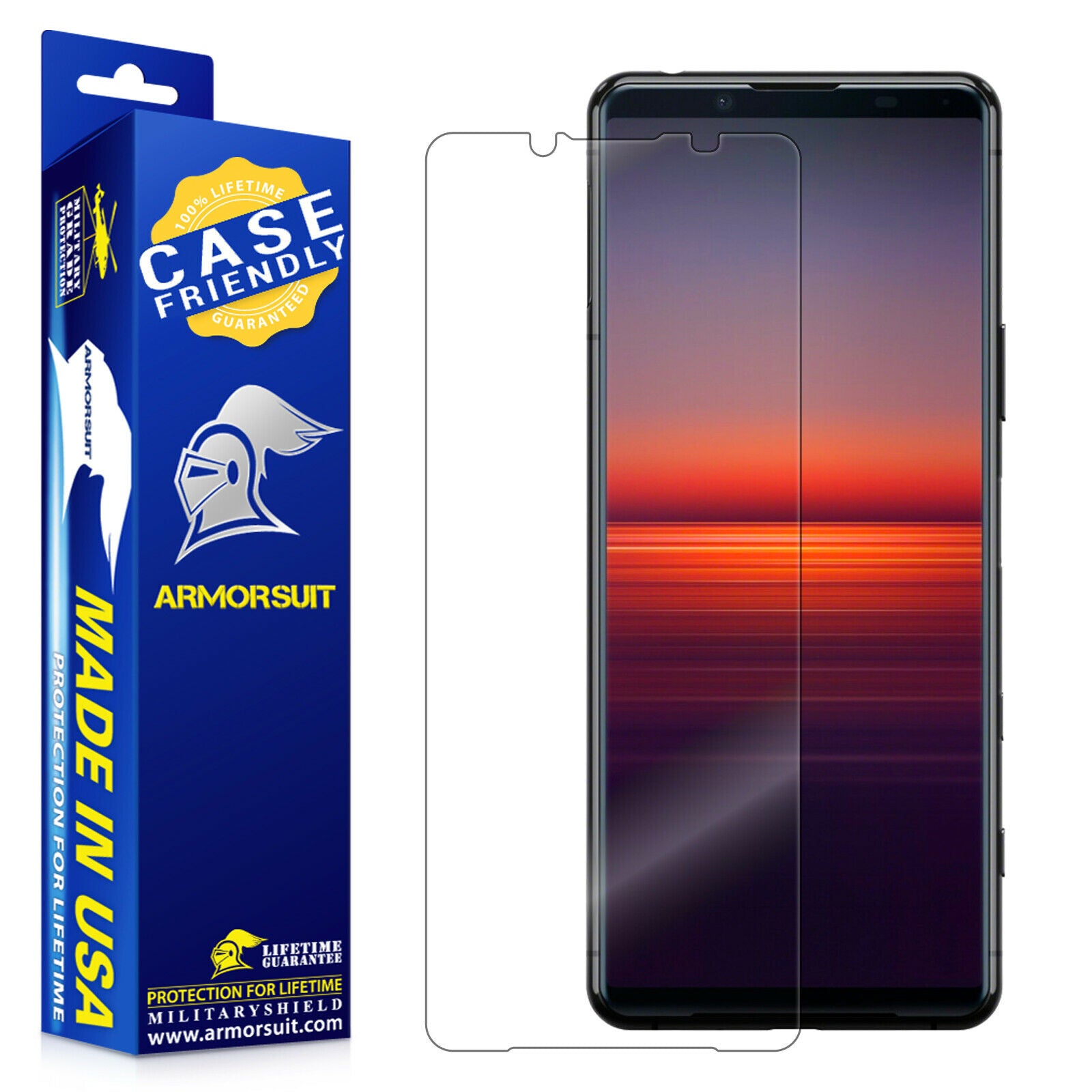 [2-Pack] Sony Xperia 5 II Screen Protector (Case-Friendly)