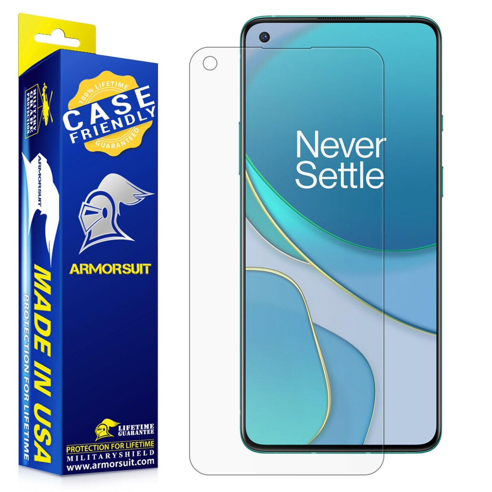 [2 Pack] OnePlus 8T Screen Protector - Case-Friendly Matte