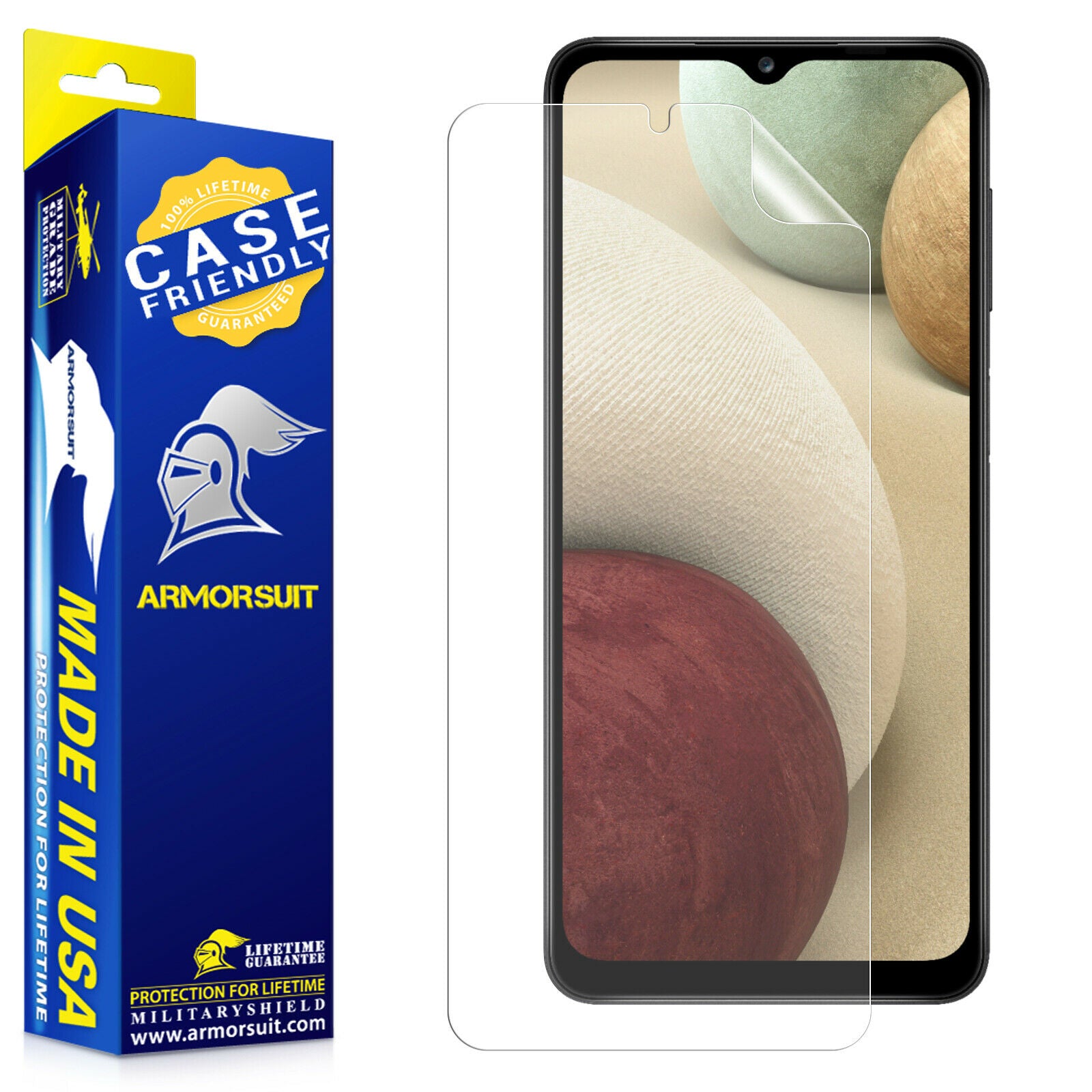 [2-Pack] Samsung Galaxy A12 4G/5G Screen Protector - Case-Friendly Matte