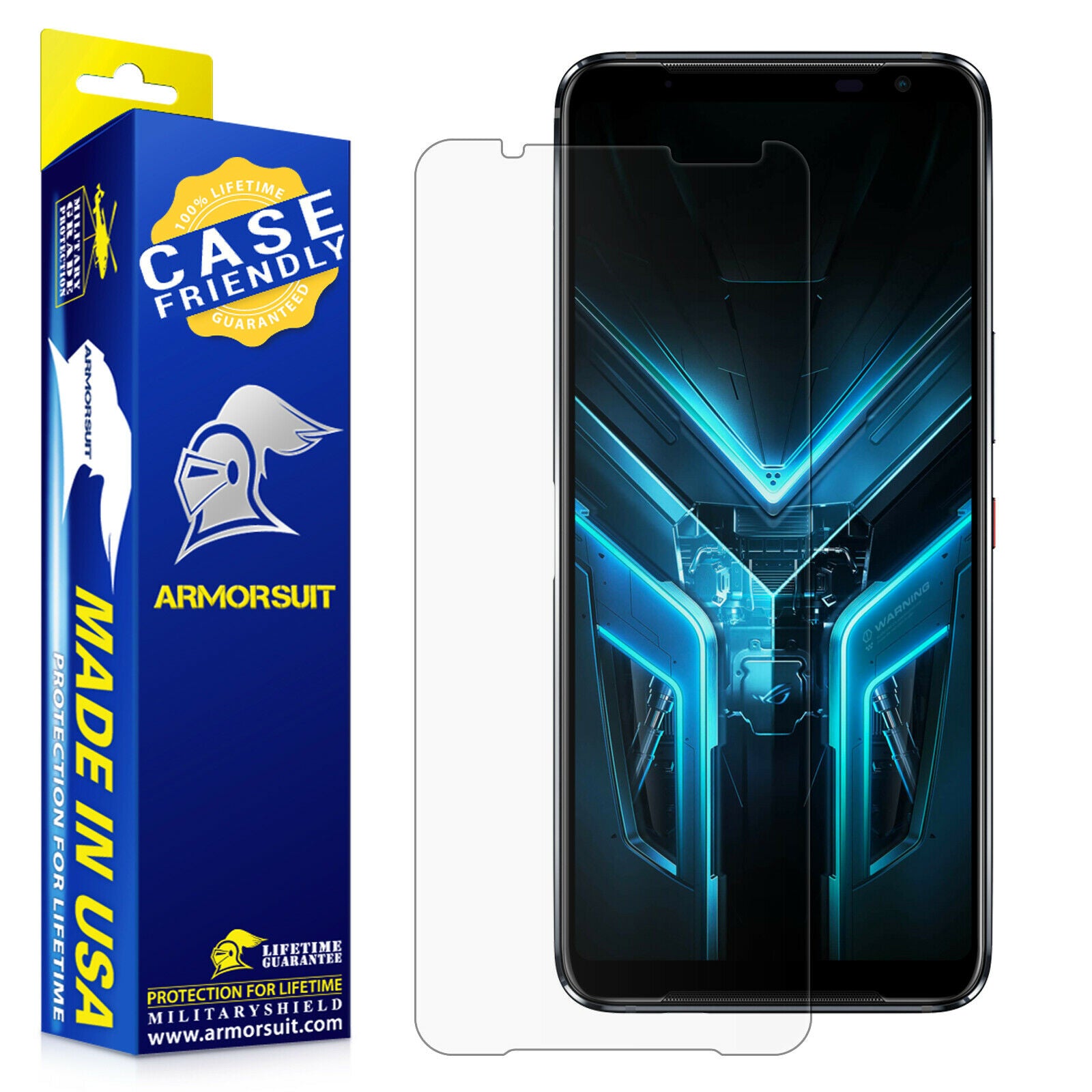 [2 Pack] Asus ROG-3 Phone Screen Protector - Case-Friendly Matte