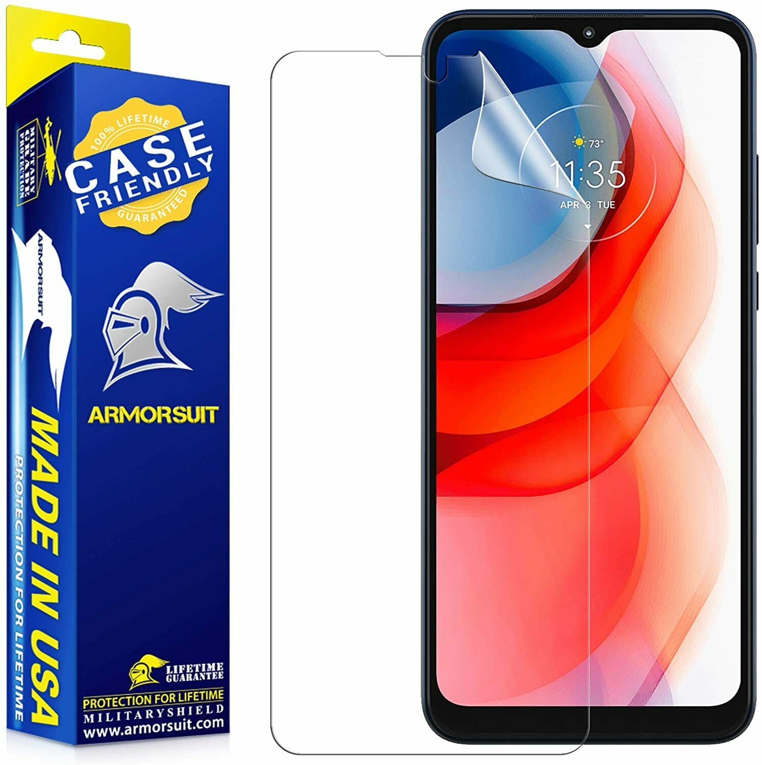 [2 Pack] Motorola G Play Screen Protector - Case-Friendly Matte