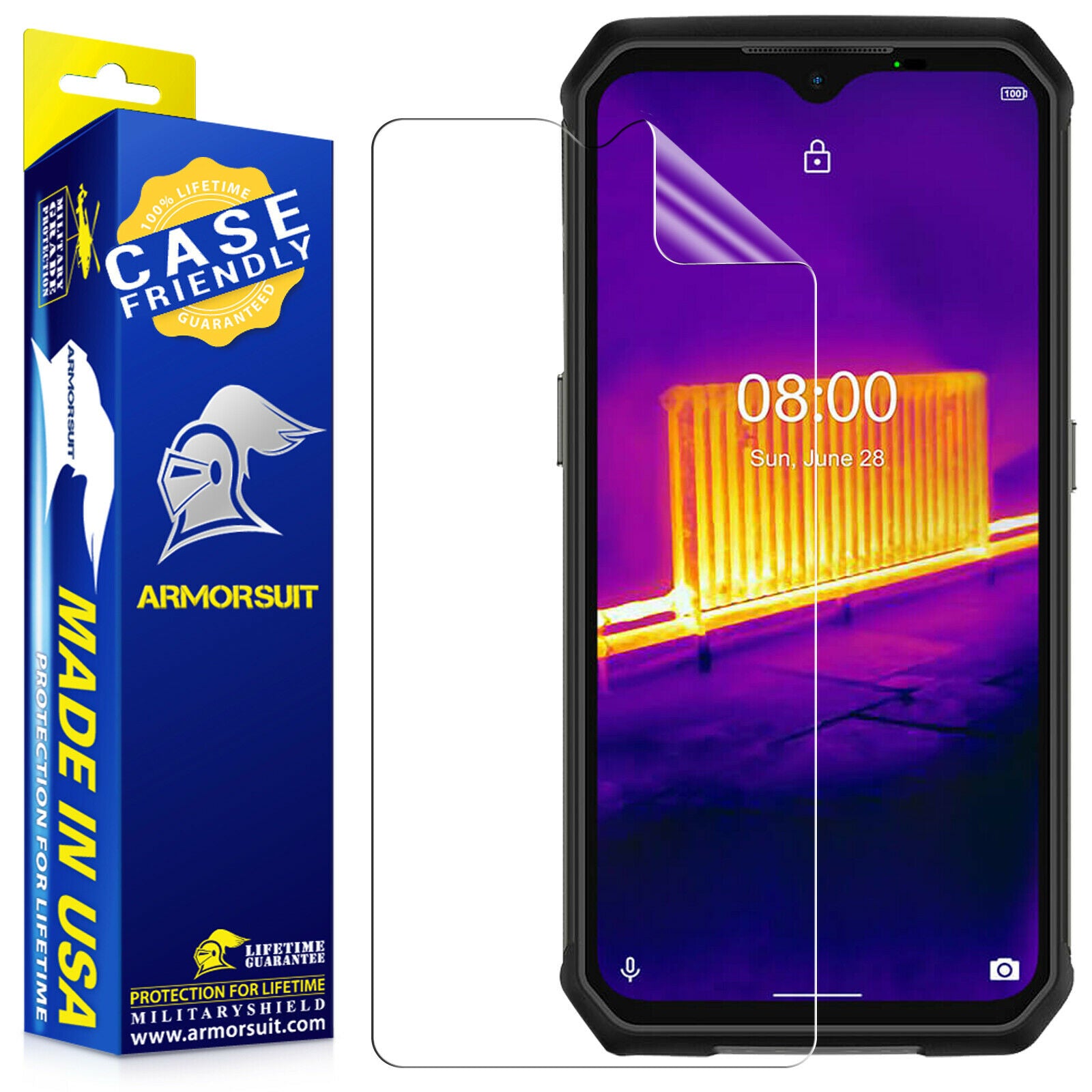 [2-Pack] Ulefone Armor 9 Screen Protector - Case-Friendly Matte