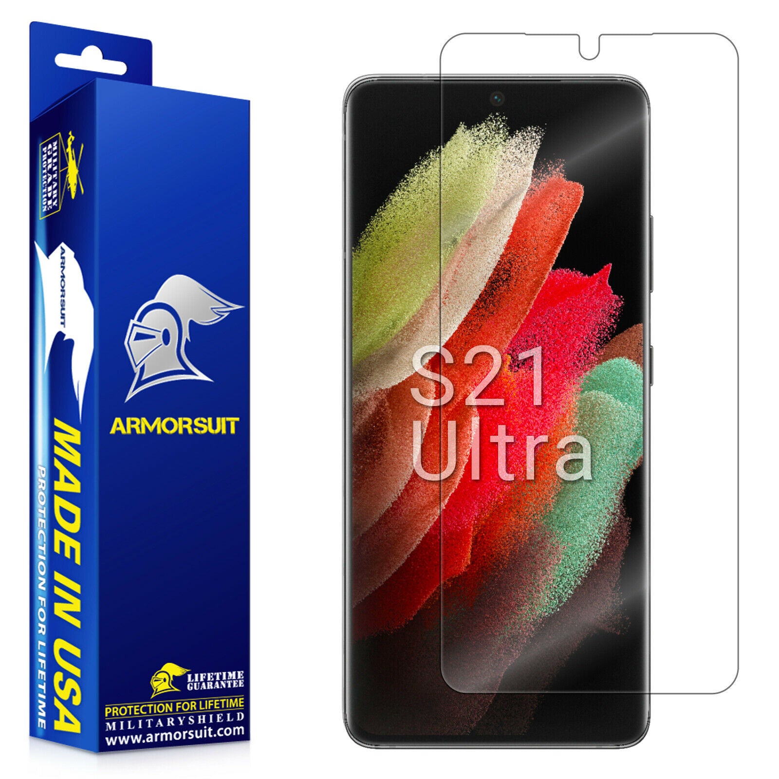 [2-Pack] Samsung Galaxy S21 Ultra (6.8) Screen Protector