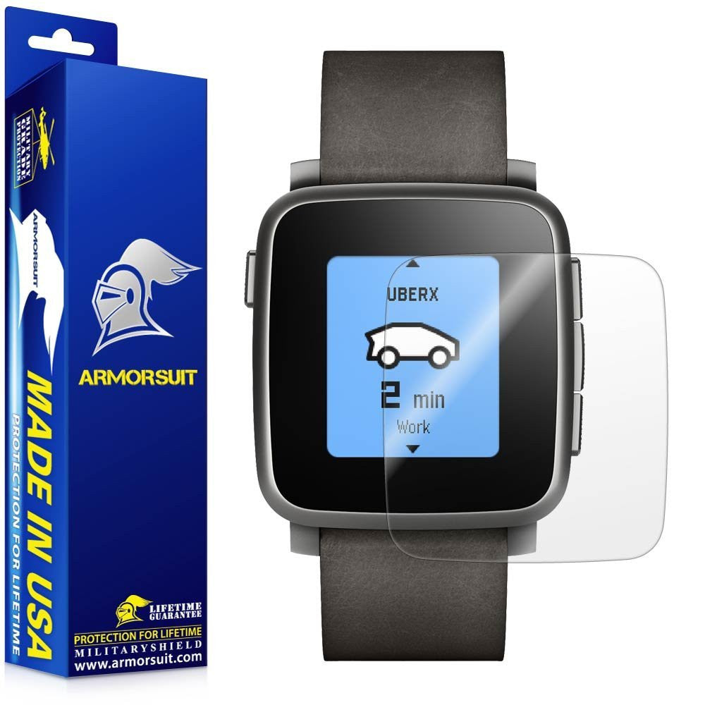 Pebble Time Steel Screen Protector [2-Pack]