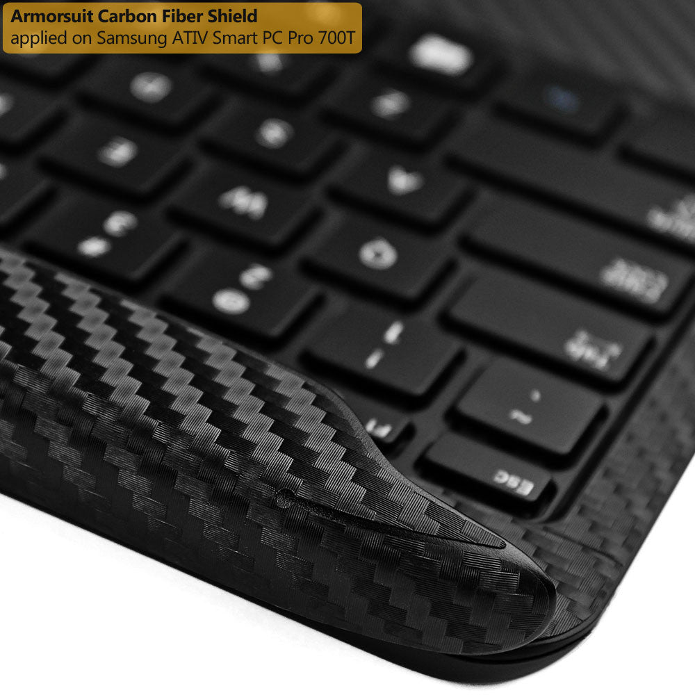 Samsung ATIV Smart PC Pro 700T Keyboard Black Carbon Fiber Film Protector