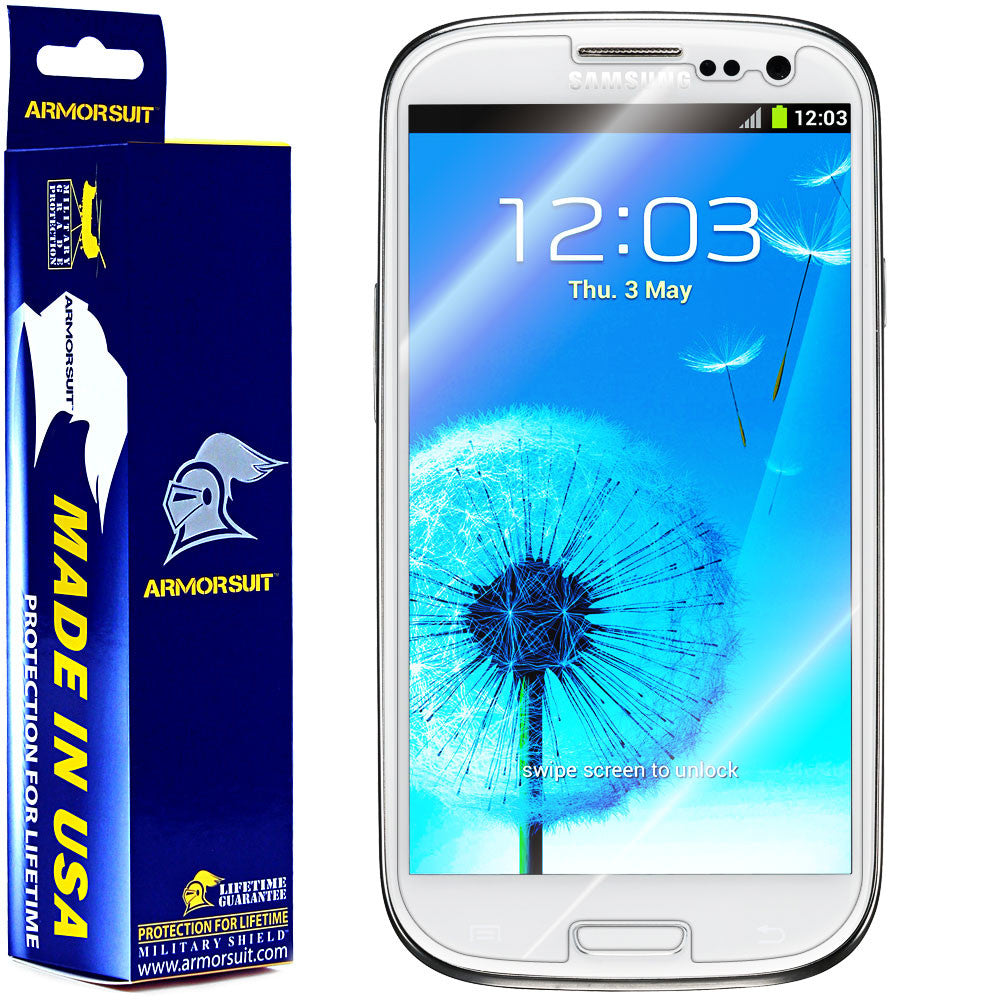 [2-Pack] Samsung Galaxy S3 Screen Protector (Case Friendly)