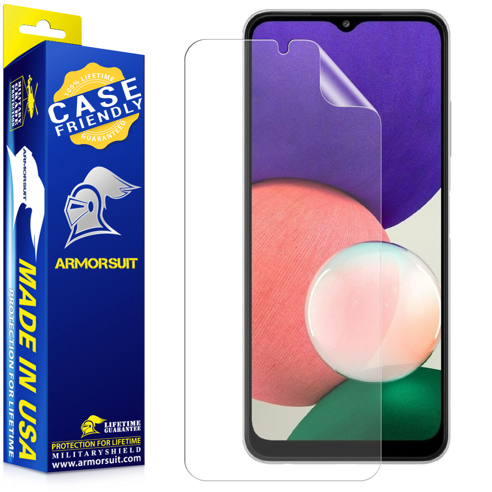 [2 Pack] Samsung Galaxy A22/F22 Screen Protector (Case-Friendly)(Matte)