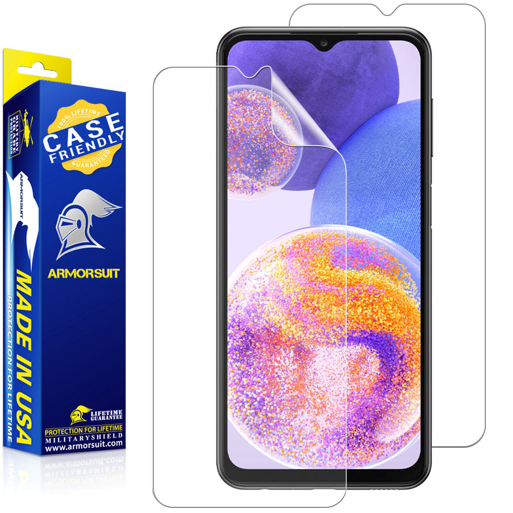 [2 Pack] Samsung Galaxy A23 4G Only  Case-Friendly Matte Screen Protector