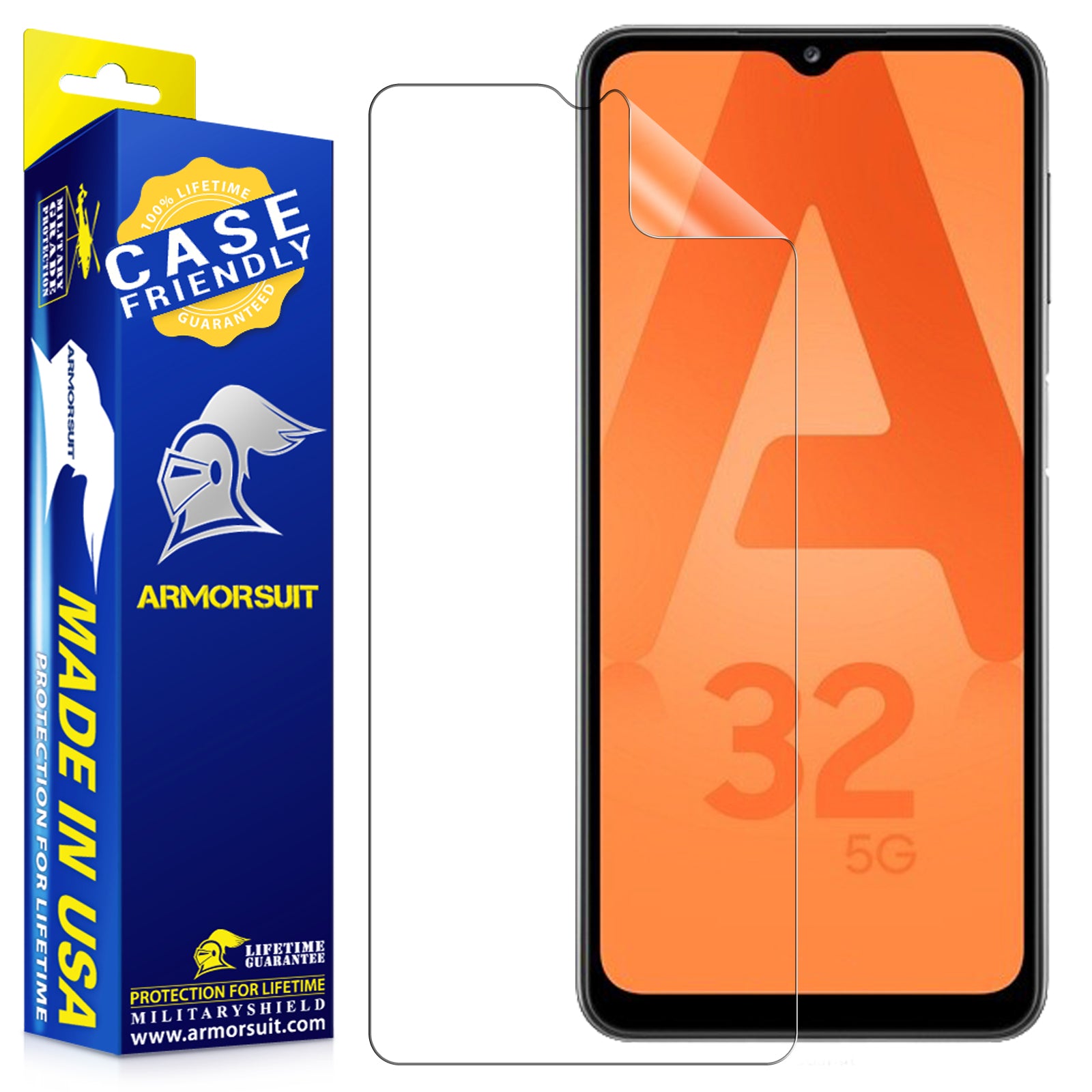 [2-Pack] Samsung Galaxy A32 5G Version Screen Protector - Case-Friendly Matte