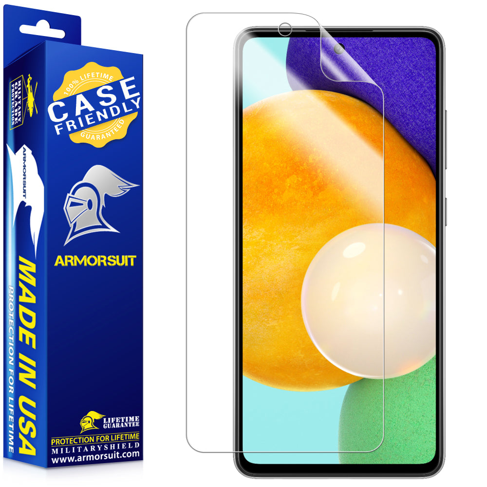 [2-Pack] Samsung Galaxy A52 Screen Protector Case Friendly