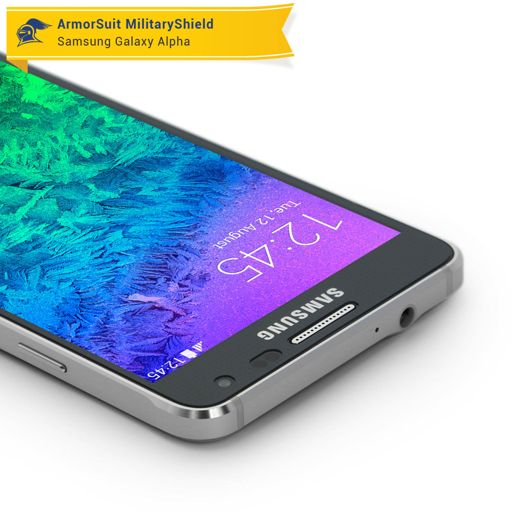 [2-Pack] Samsung Galaxy Alpha Screen Protector
