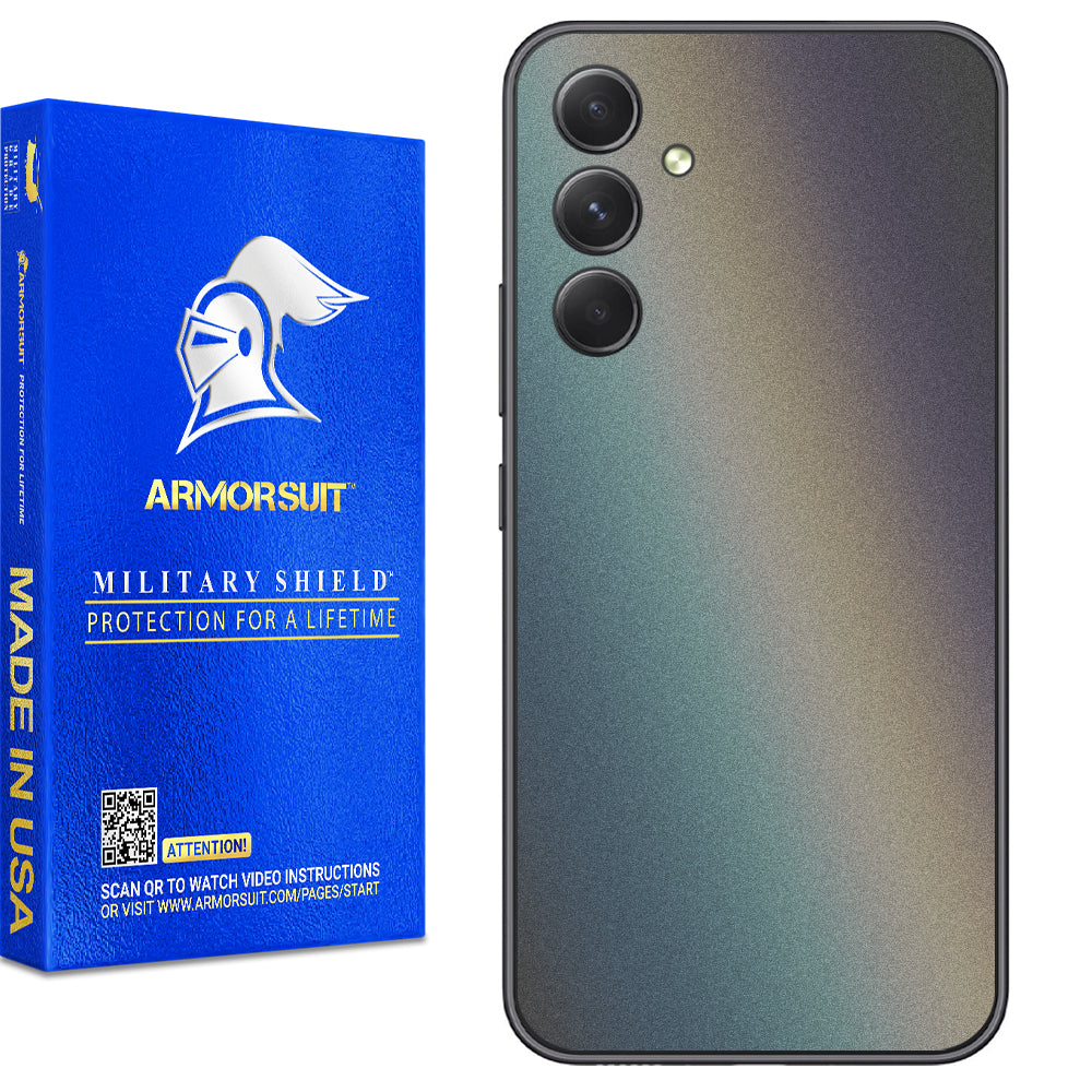 Armorsuit MilitaryShield Carbon Fiber Skin Wrap Film Designed for Samsung Galaxy A54 (2023)