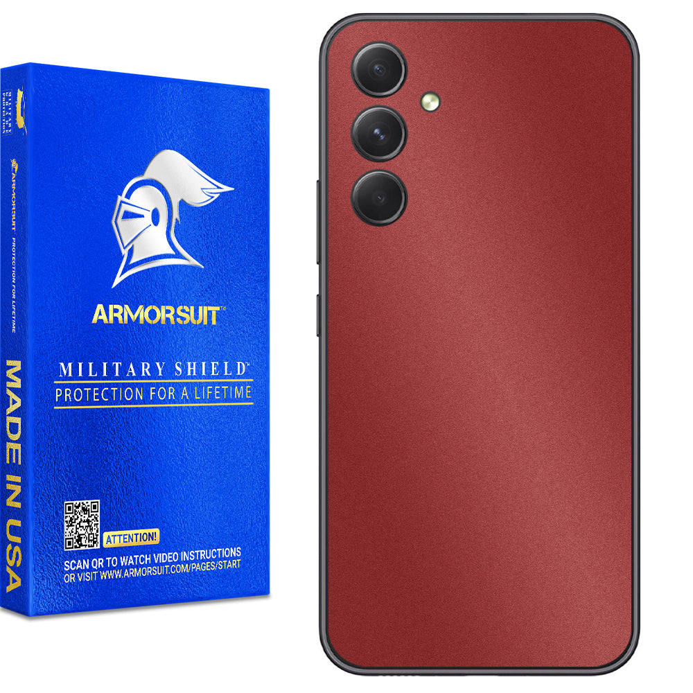 Armorsuit MilitaryShield Carbon Fiber Skin Wrap Film Designed for Samsung Galaxy A54 (2023)