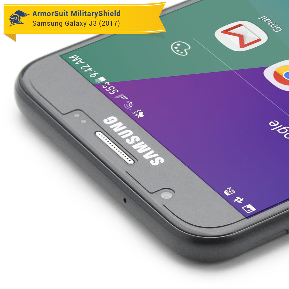 [2-Pack] Samsung Galaxy J3 (2017) Case-Friendly Screen Protector