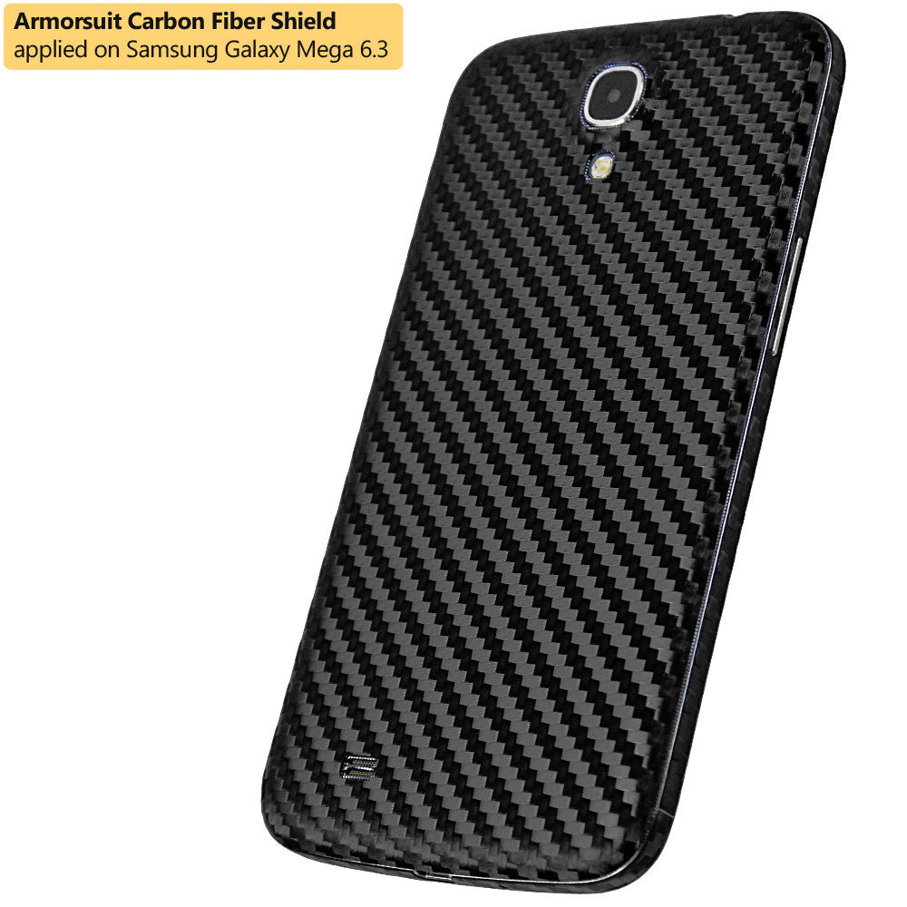 Samsung Galaxy Mega 6.3 Screen Protector + Carbon Fiber Protector
