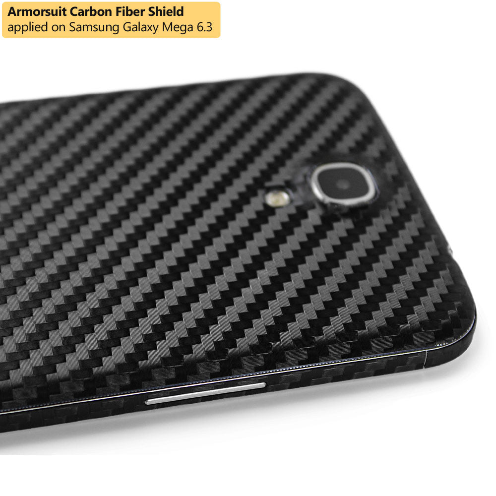 Samsung Galaxy Mega 6.3 Screen Protector + Carbon Fiber Protector