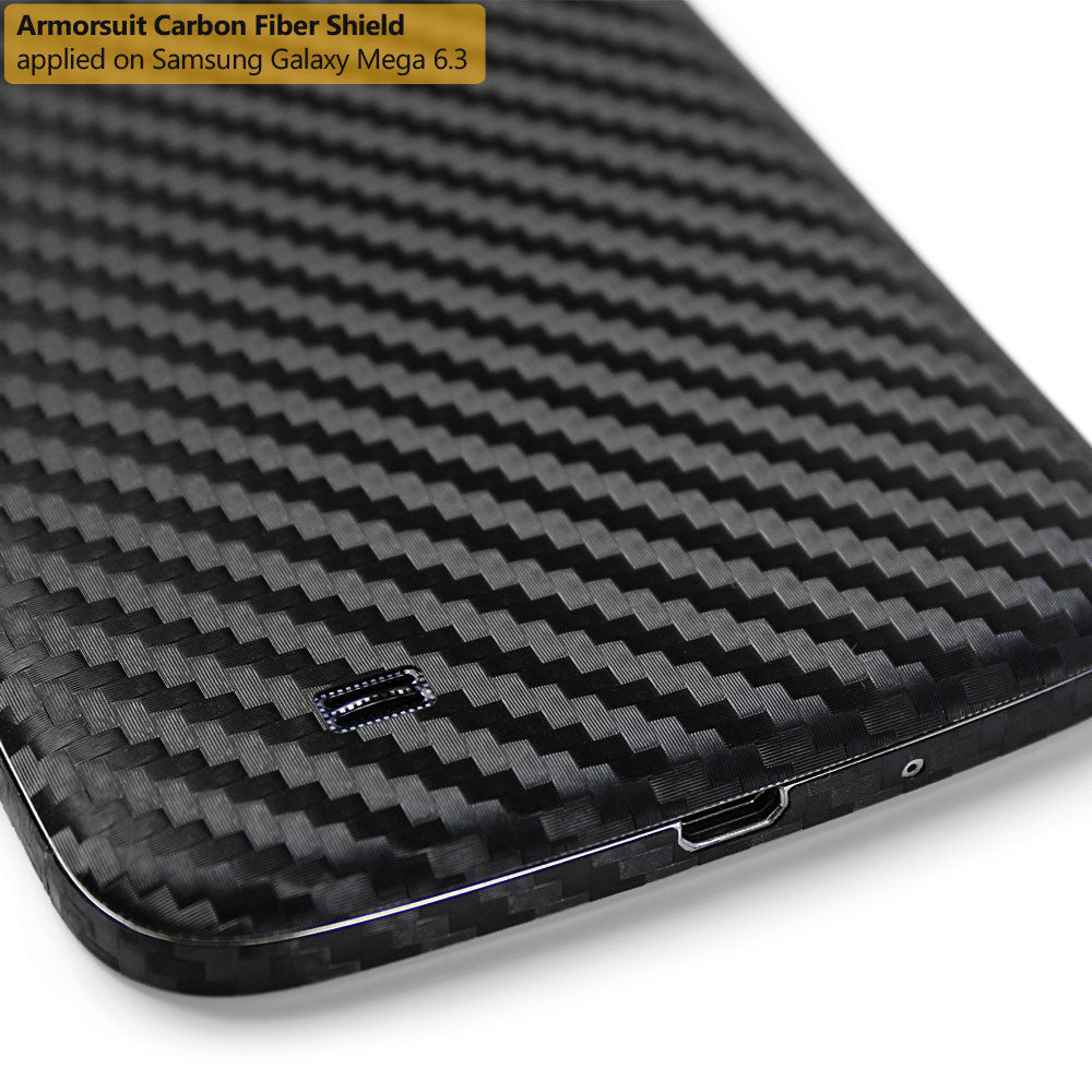 Samsung Galaxy Mega 6.3 Screen Protector + Carbon Fiber Protector