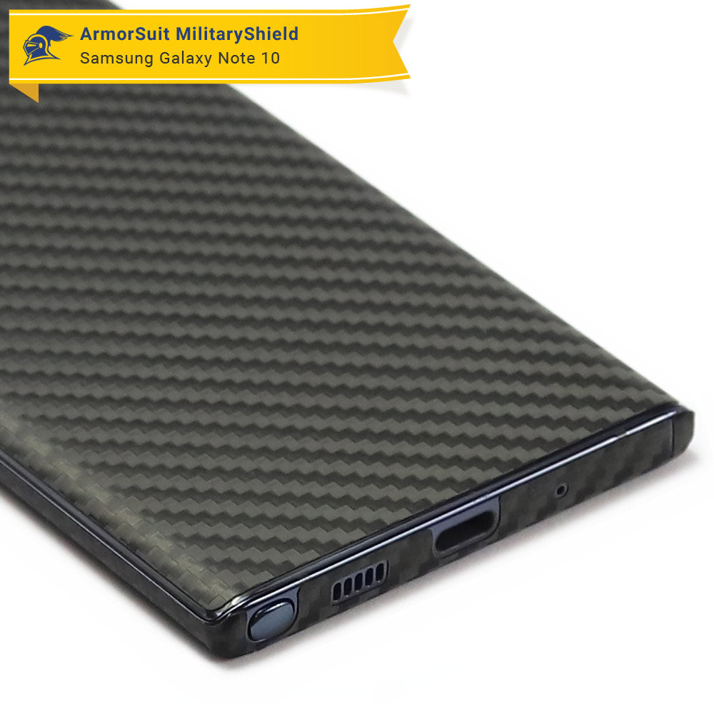 Samsung Galaxy Note 10 Carbon Fiber Skin Protector
