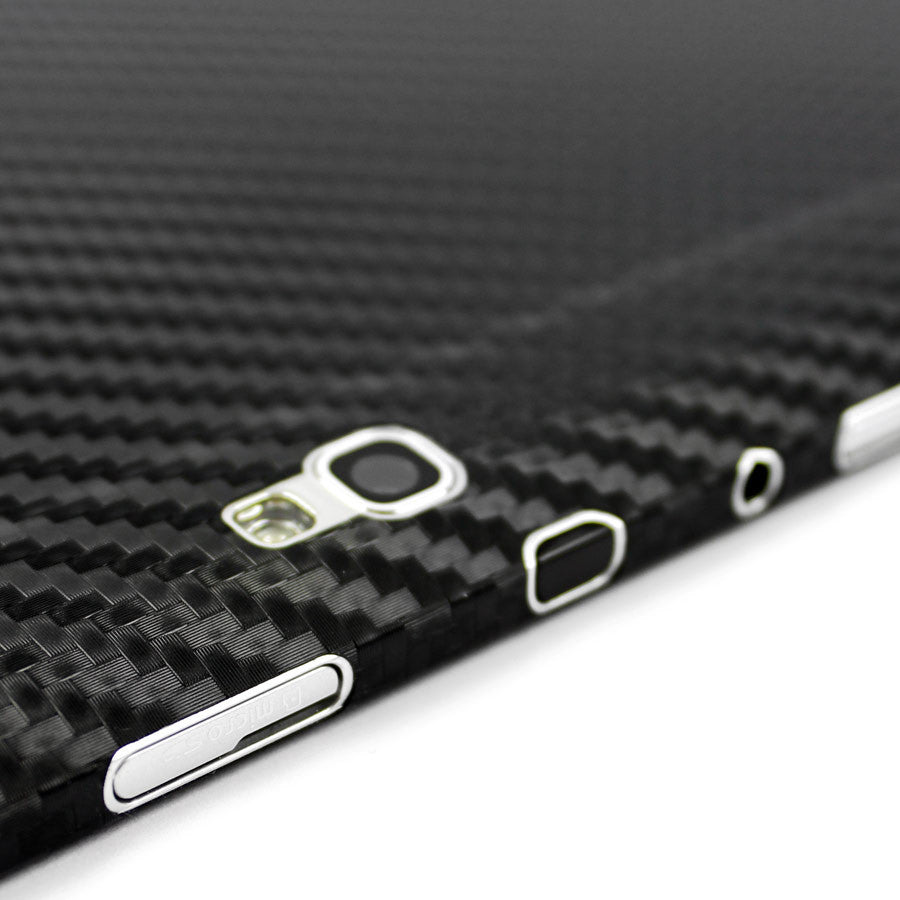 Samsung Galaxy Note 10.1 Screen Protector + Black Carbon Fiber Skin Protector