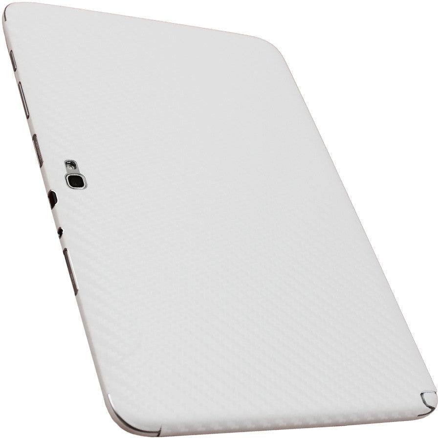 Samsung Galaxy Note 10.1 Screen Protector + White Carbon Fiber Film Protector
