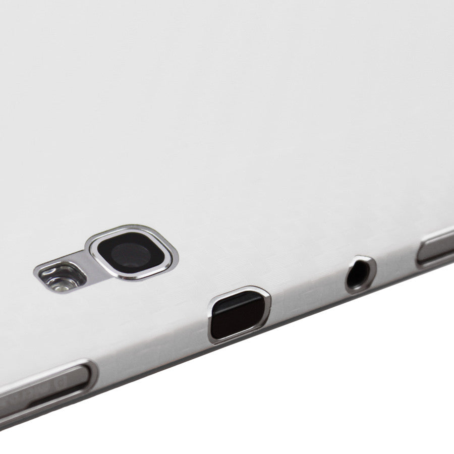 Samsung Galaxy Note 10.1 Screen Protector + White Carbon Fiber Film Protector