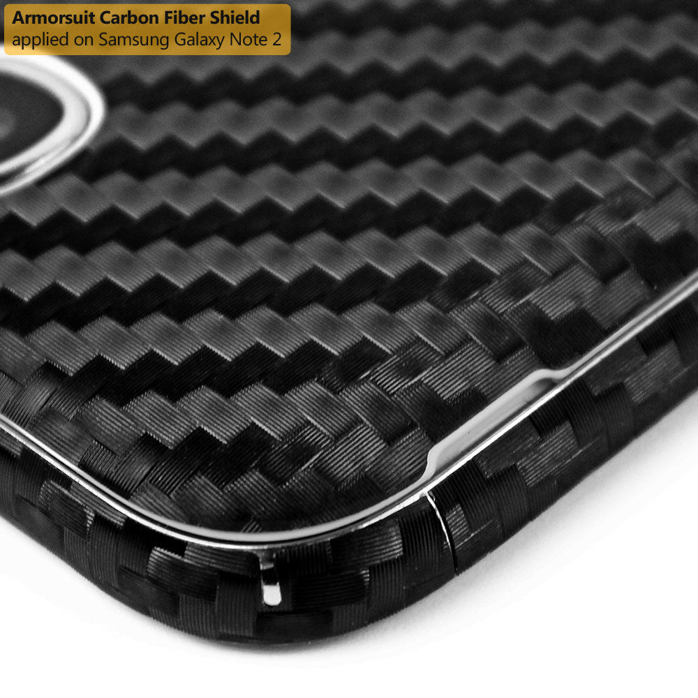 Samsung Galaxy Note II Screen Protector + Carbon Fiber Skin Protector