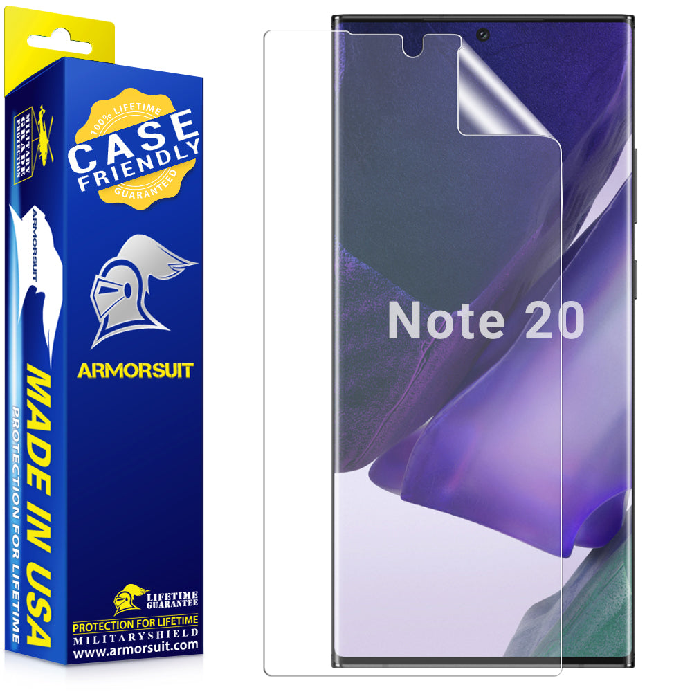 [2-Pack] Samsung Galaxy Note 20/ Note 20 5g Matte Case-Friendly Screen Protector