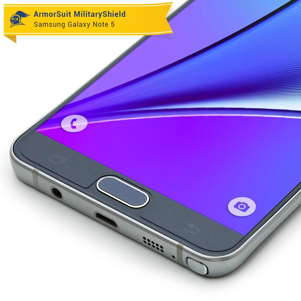[2-Pack] Samsung Galaxy Note 5 Screen Protector (Case-Friendly)
