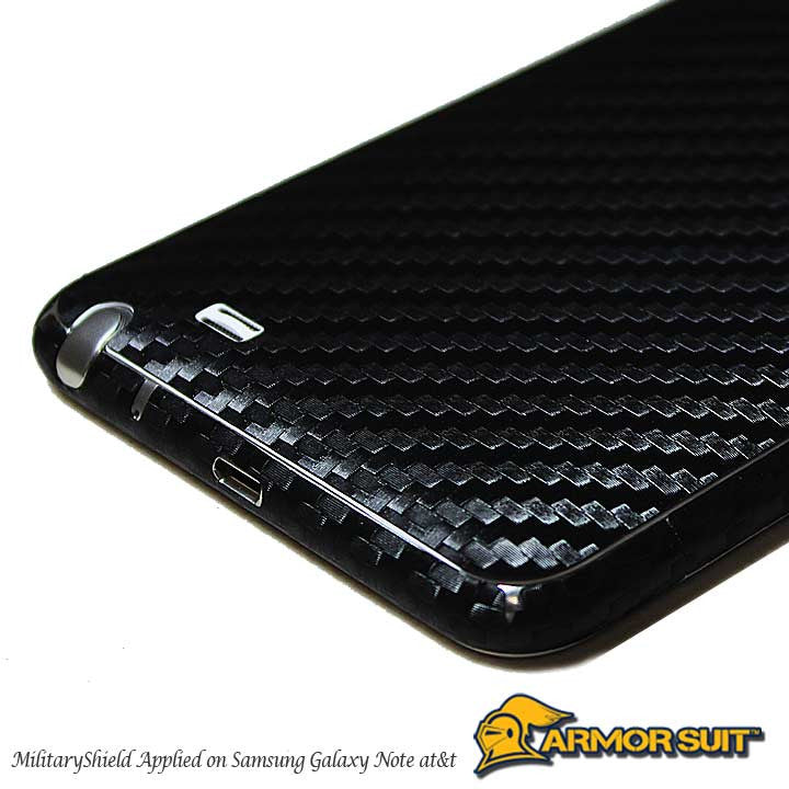 Samsung AT&T Galaxy Note Screen Protector + Carbon Fiber Skin Protector