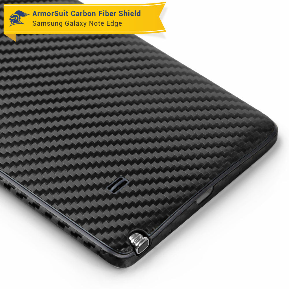 Samsung Galaxy Note Edge Protector + Carbon Fiber Skin