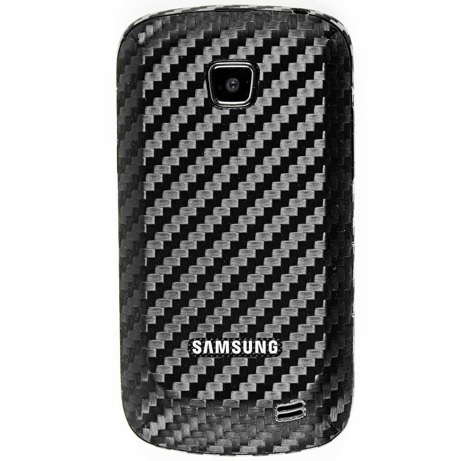 Samsung Galaxy Proclaim Screen Protector + Black Carbon Fiber Skin Protector