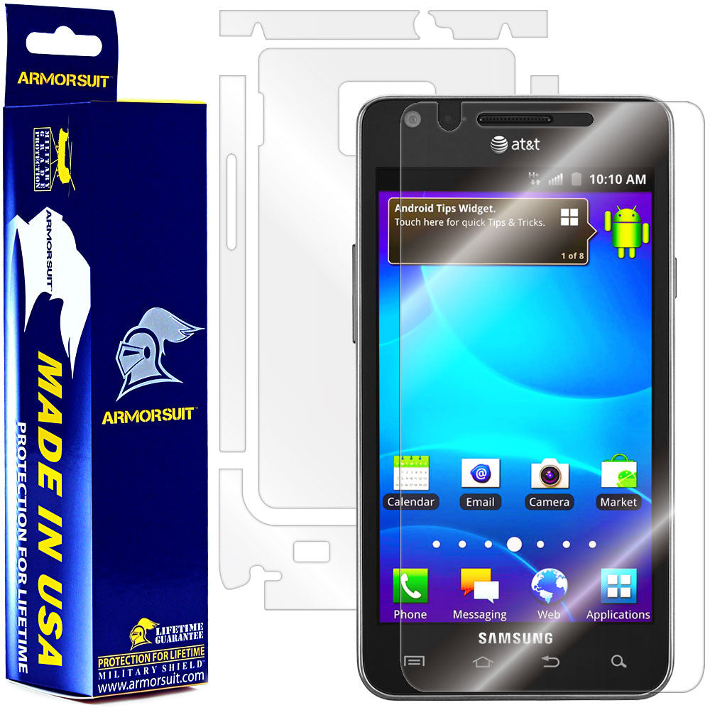 Samsung Galaxy S2 / SII (AT&T U.S. Version) Full Body Skin Protector