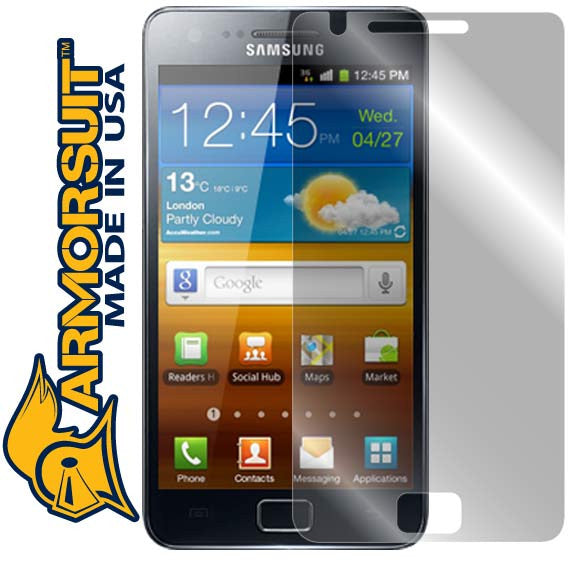 [2-Pack] Samsung Galaxy S2/SII (International) Screen Protector