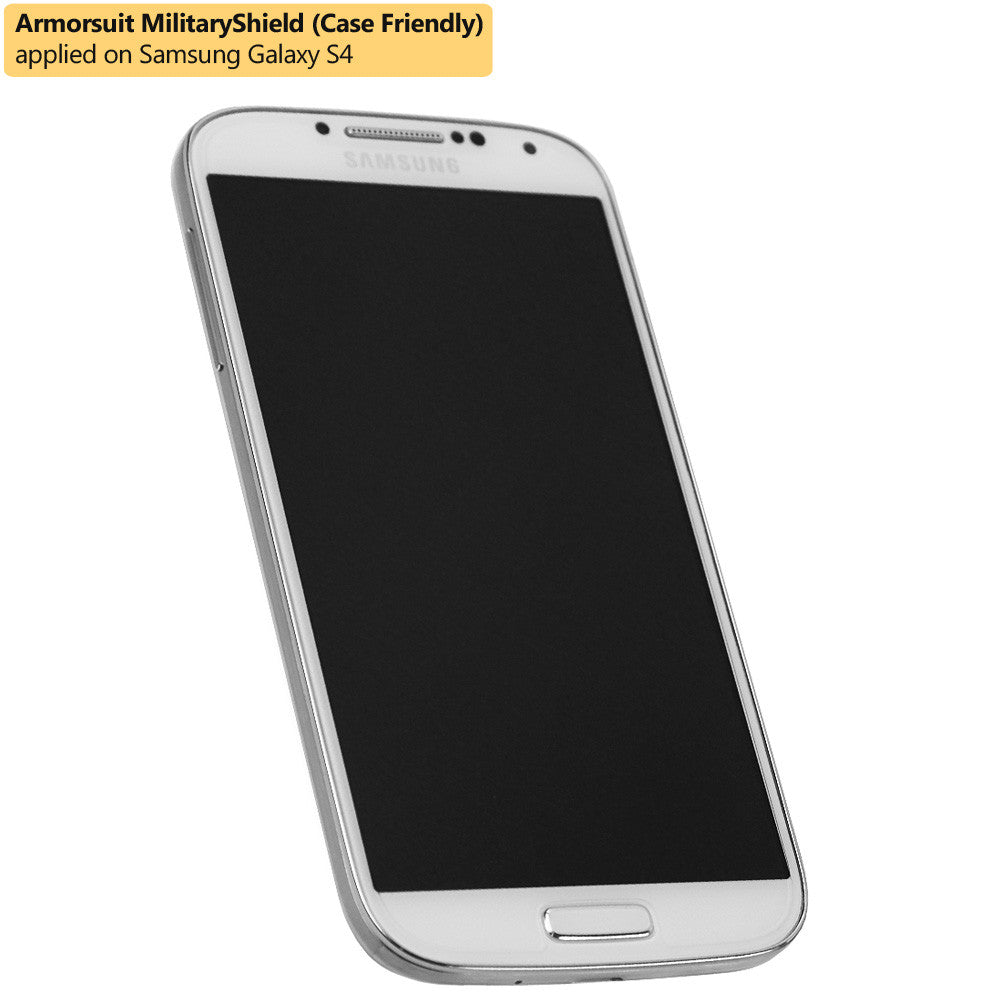 [2-Pack] Samsung Galaxy S4 Screen Protector (Case Friendly)